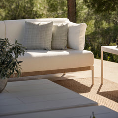 Legacy Outdoor Sofa w/ Braided Backrest - 3 Seater