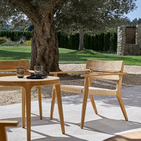 Paralel Outdoor Round Coffee Table