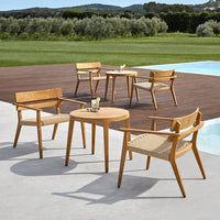 Paralel Outdoor Round Coffee Table