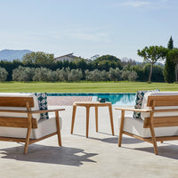 Paralel Outdoor Round Coffee Table