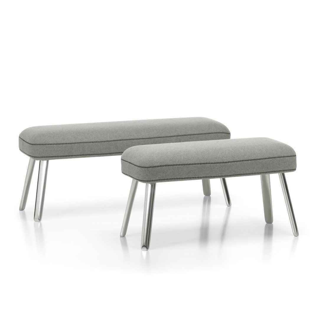 Repos Lounge Chair and Panchina Ottoman