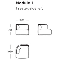 Panorama Modular Sofa (Modules 1-8)
