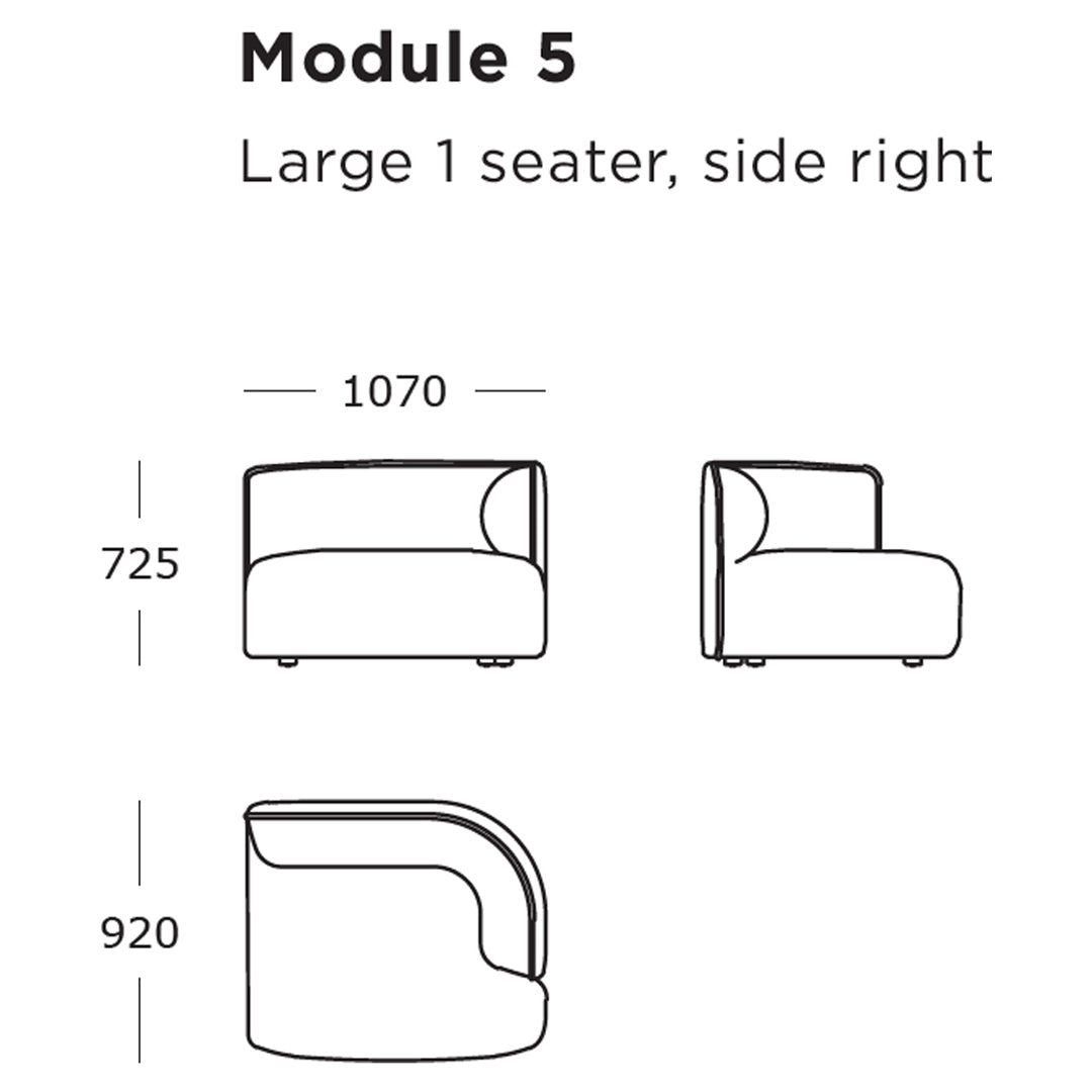 Panorama Modular Sofa (Modules 1-8)