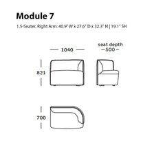 Panorama Dine Sofa (Modules 6-11)