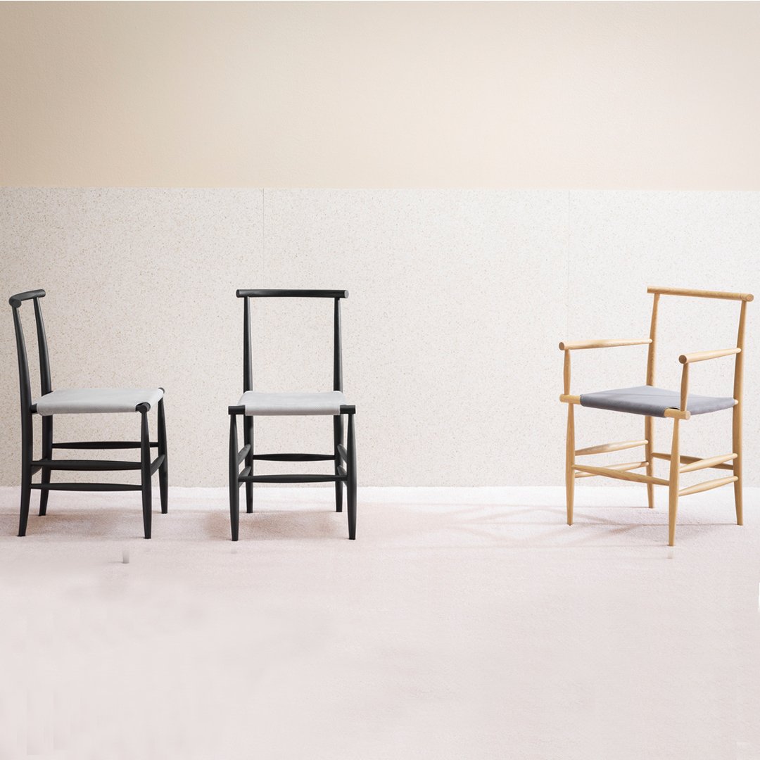 Pelleossa Chair - Seat Upholstered