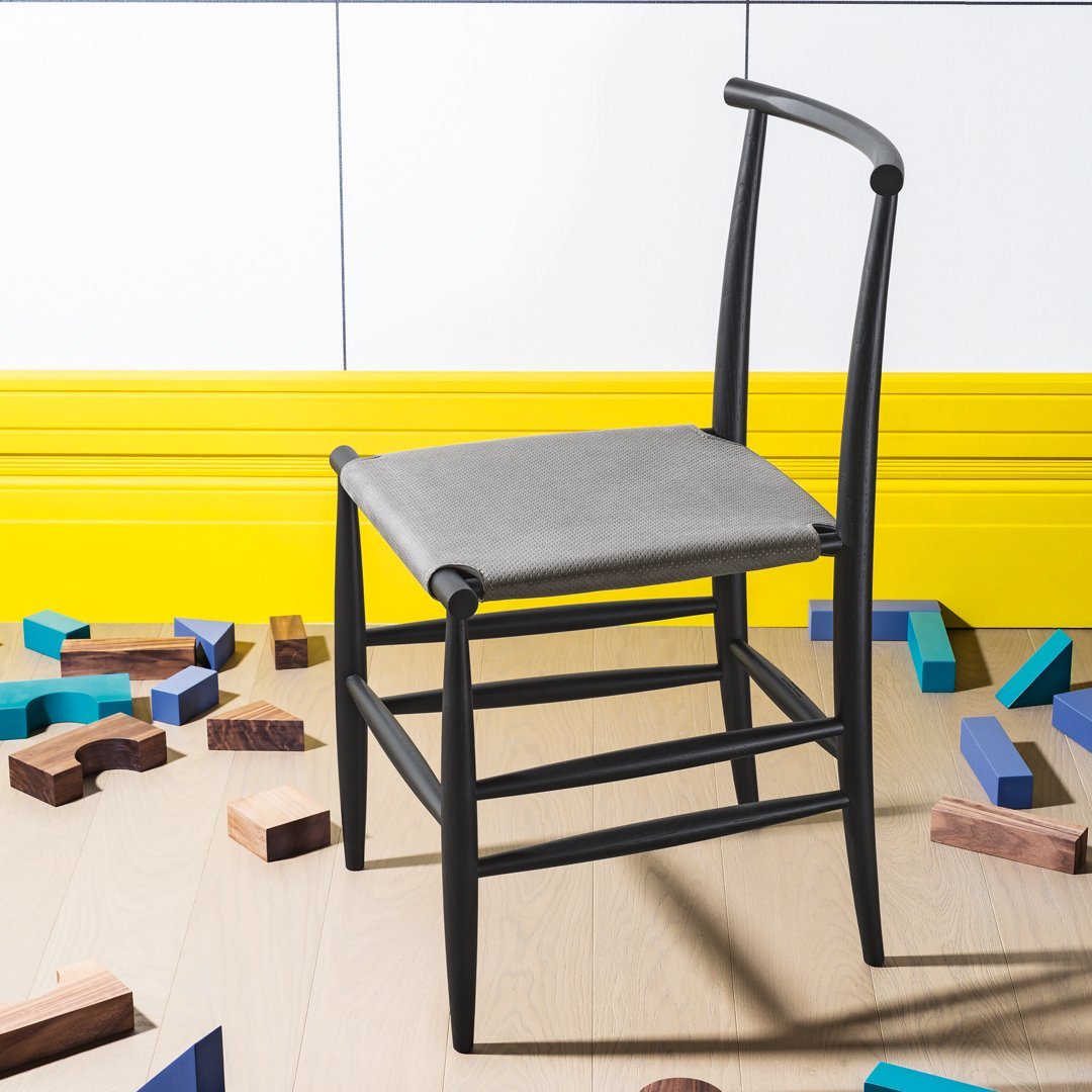 Pelleossa Chair - Seat Upholstered