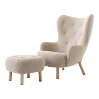 Petra VB3 Highback Lounge Chair and Pouf ATD1