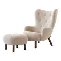 Petra VB3 Highback Lounge Chair and Pouf ATD1