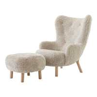 Petra VB3 Highback Lounge Chair and Pouf ATD1