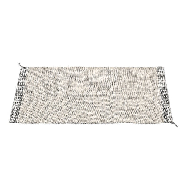 Neutral beige rug with subtle gray border, featuring a textured pattern for added dimension. Perfect for modern decor.