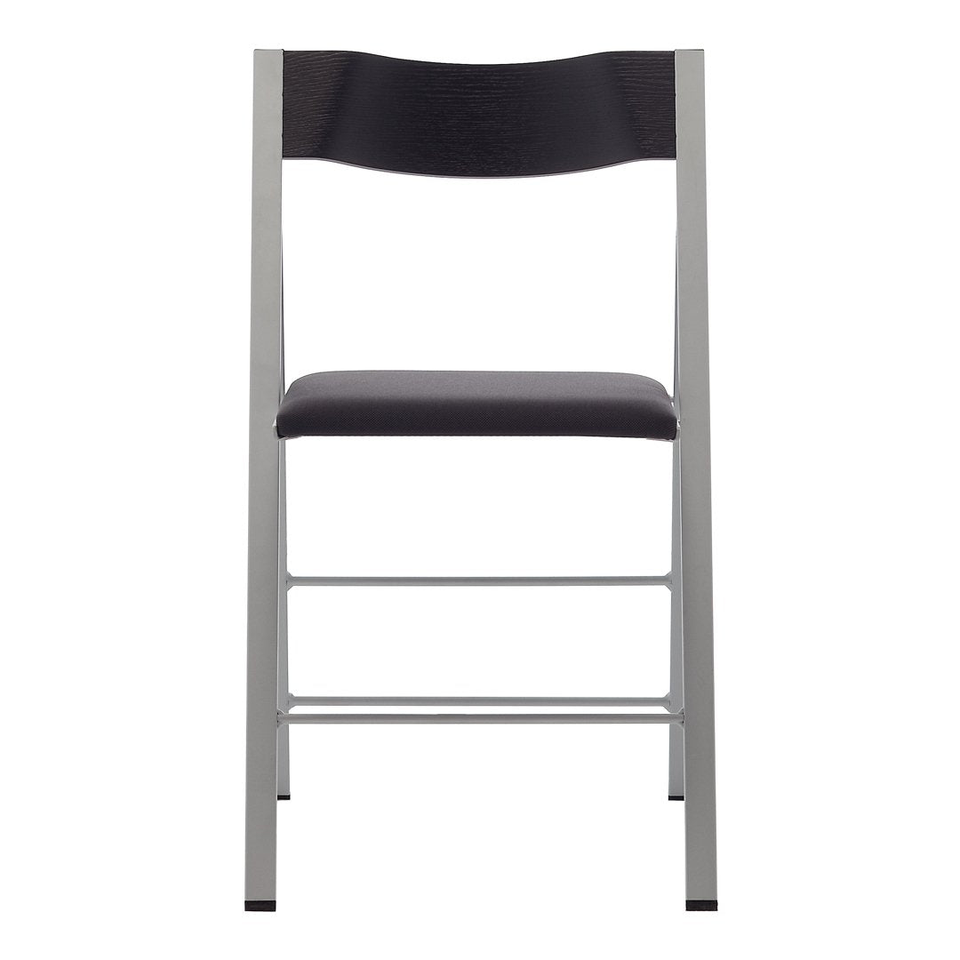 Pocket Wood Chair - Aluminum - Seat Upholstered