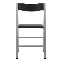 Pocket Wood Chair - Aluminum - Seat Upholstered