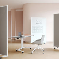 Noom Series 30 Armchair w/ French Seams - 4-Star Swivel Base w/ Casters