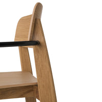 Stone Chair w/ Armrest