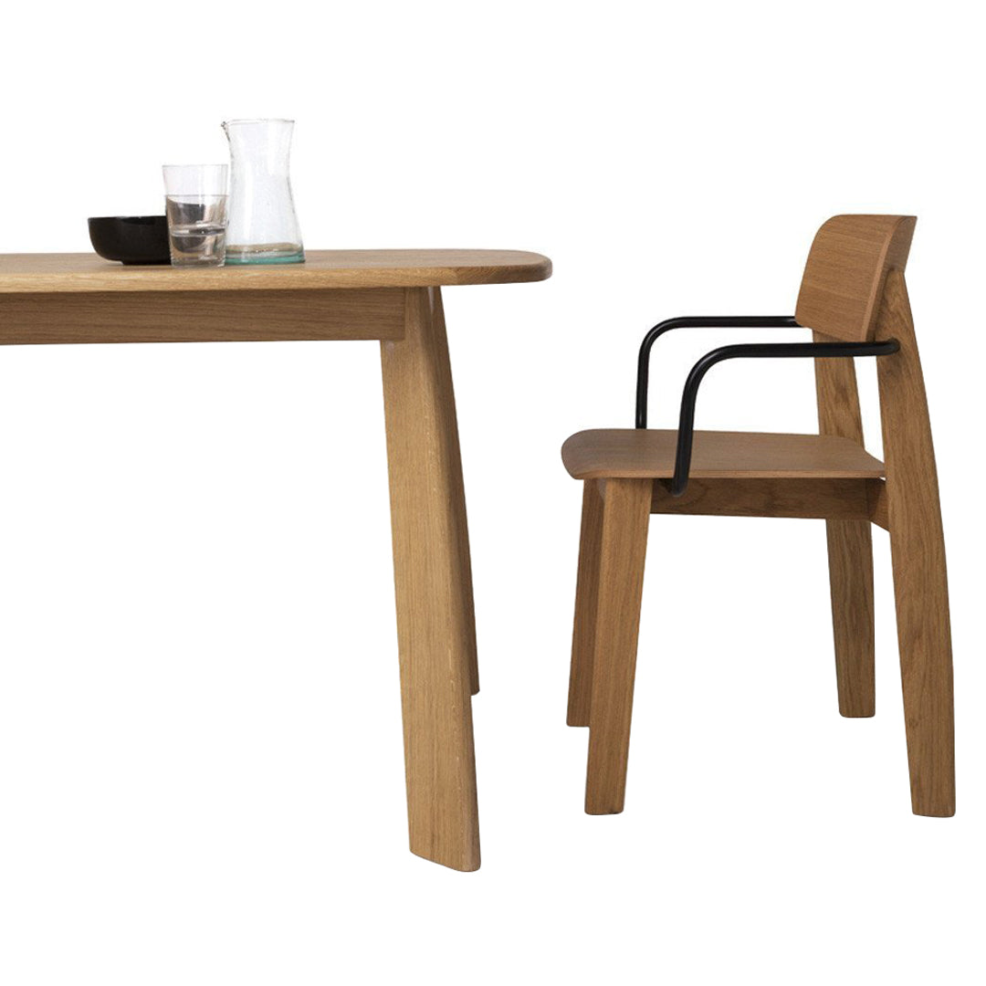 Stone Chair w/ Armrest