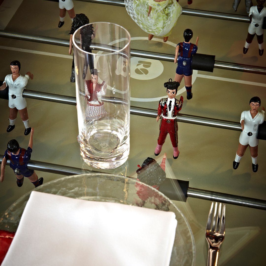 RS2 Iron Counter Dining Table - Rectangular