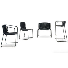 Randa Lounge Chair - Sled Base - Stackable
