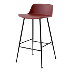 Rely HW81 Low Back Counter Stool - Tube Base