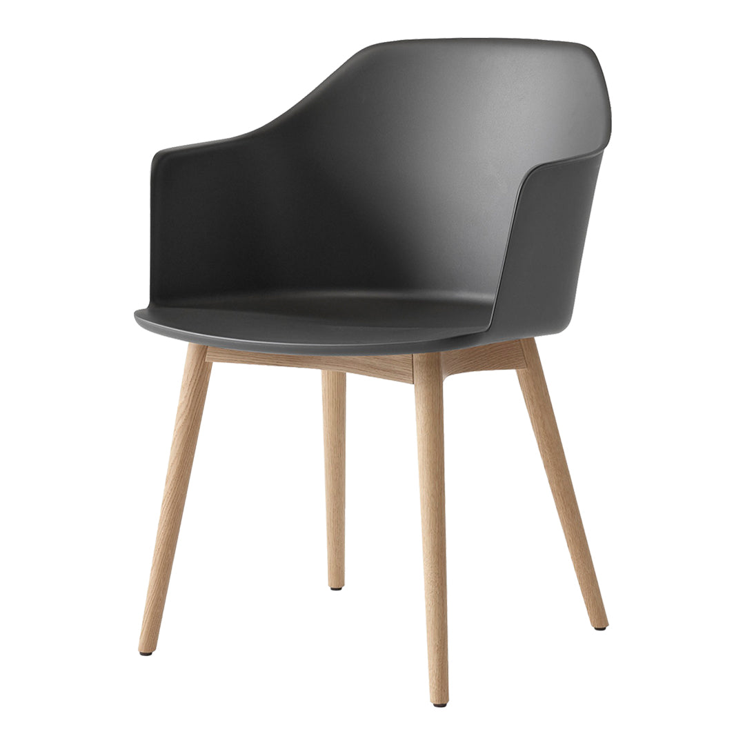 Rely HW76 Armchair - Wood Base