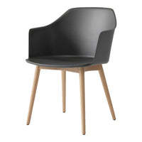 Rely HW76 Armchair - Wood Base