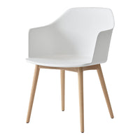 Rely HW76 Armchair - Wood Base