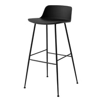 Rely HW86 Low Back Bar Stool - Tube Base