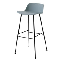 Rely HW86 Low Back Bar Stool - Tube Base