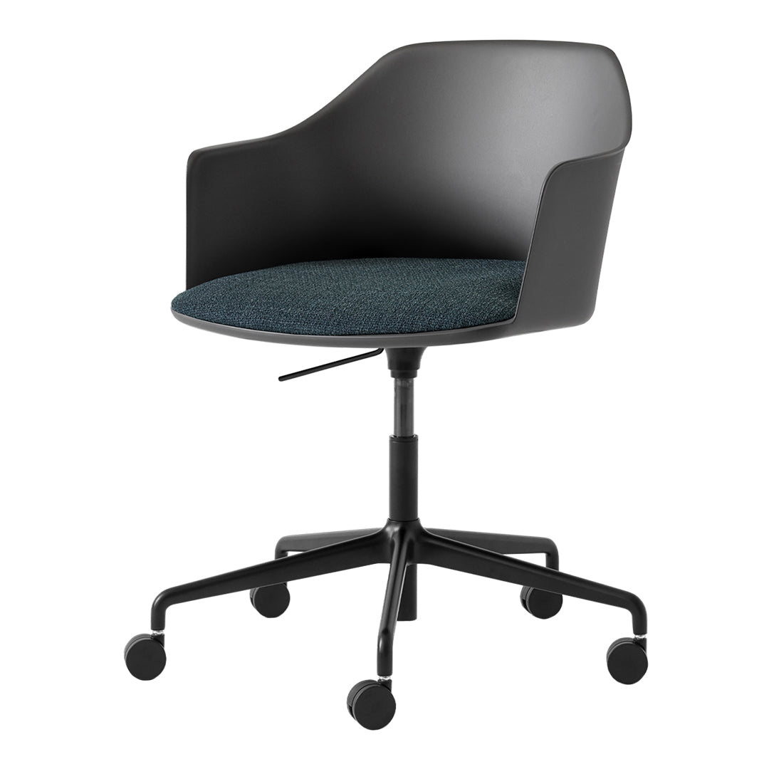Rely HW54 Office Armchair - 5-Star Swivel Base w/ Gaslift & Casters - Seat Upholstered