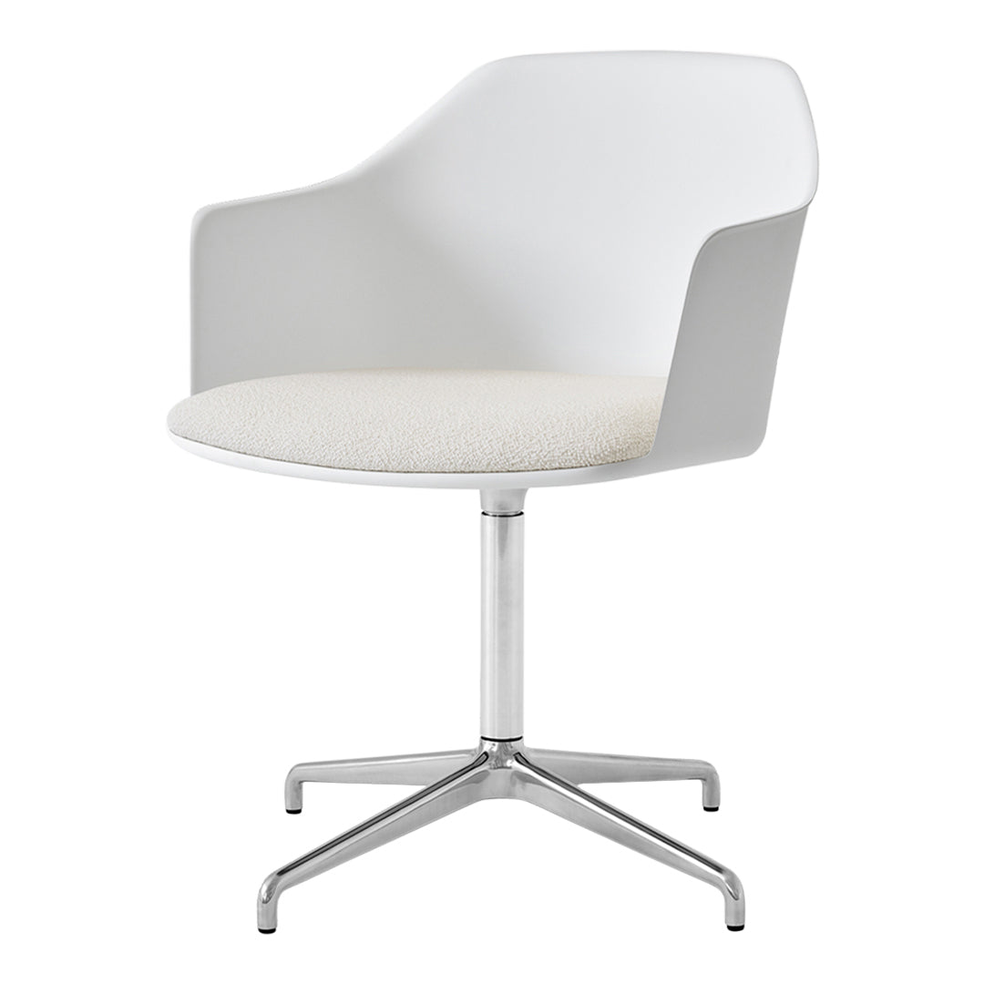 Rely HW44 Swivel Office Armchair w/ Return - Seat Upholstered
