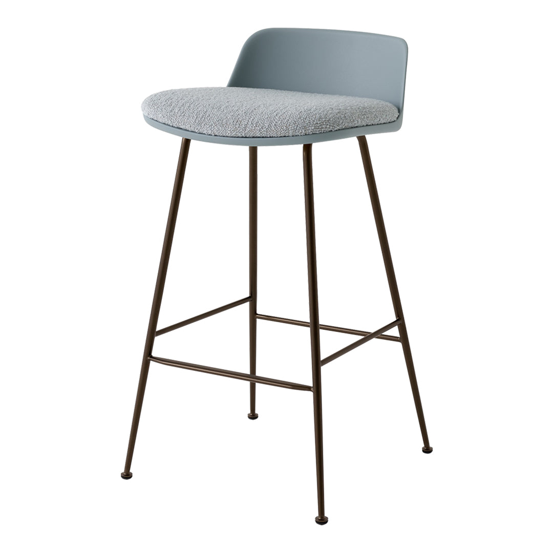 Rely HW82 Low Back Counter Stool - Seat Upholstered