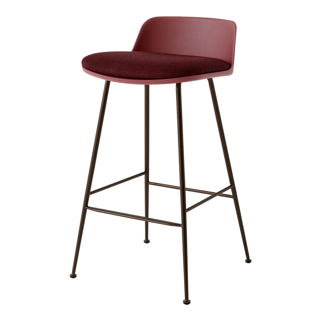 Rely HW82 Low Back Counter Stool - Seat Upholstered