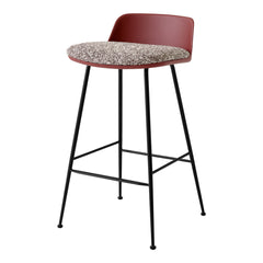 Rely HW82 Low Back Counter Stool - Seat Upholstered
