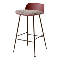 Rely HW82 Low Back Counter Stool - Seat Upholstered