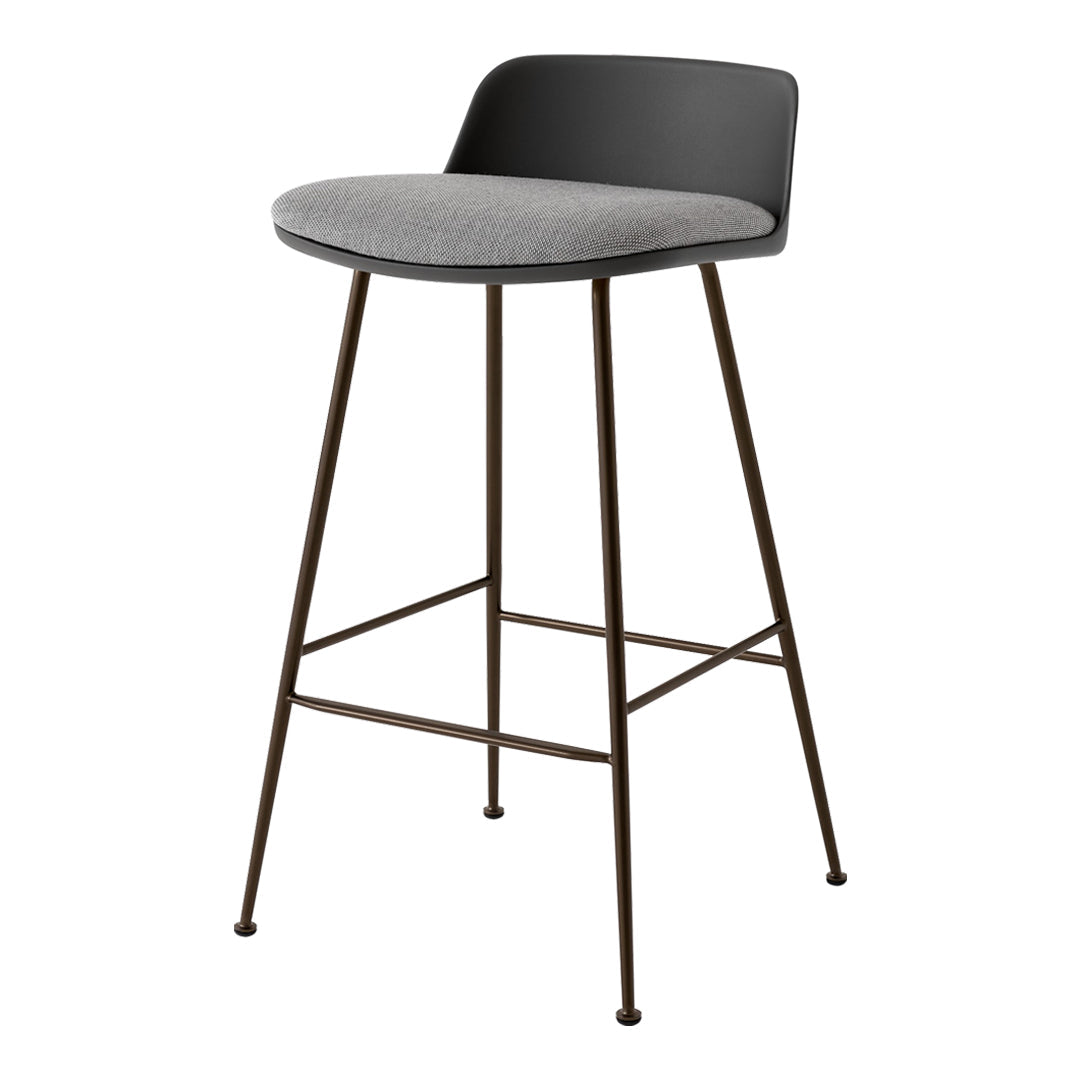 Rely HW82 Low Back Counter Stool - Seat Upholstered