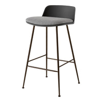 Rely HW82 Low Back Counter Stool - Seat Upholstered