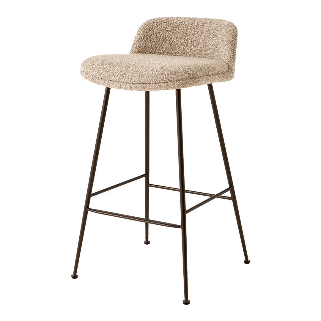 Rely HW84 Low Back Counter Stool - Fully Upholstered