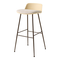 Rely HW87 Low Back Bar Stool - Seat Upholstered