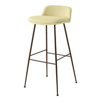 Rely HW89 Low Back Bar Stool - Fully Upholstered