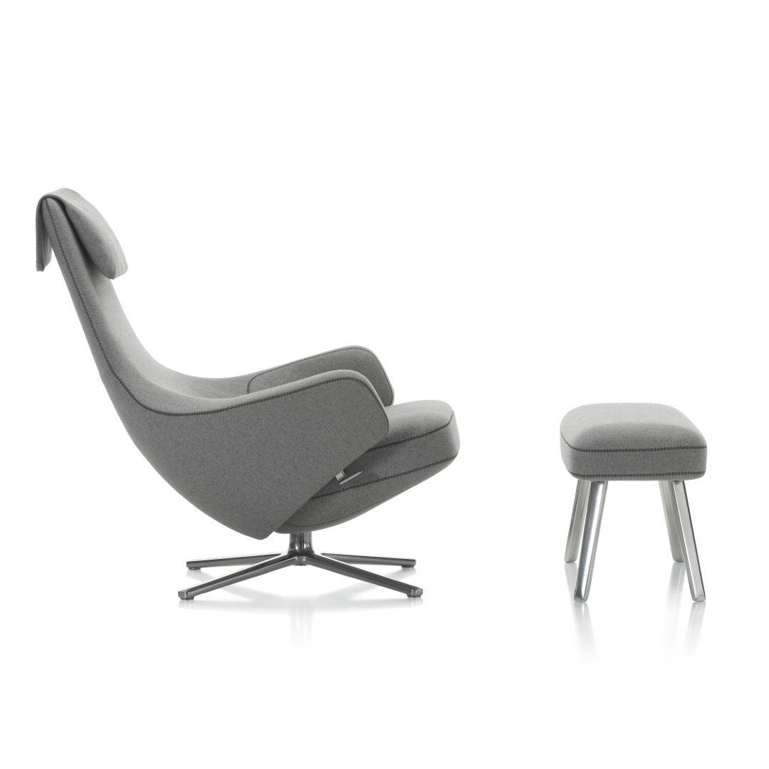 Repos Lounge Chair and Panchina Ottoman