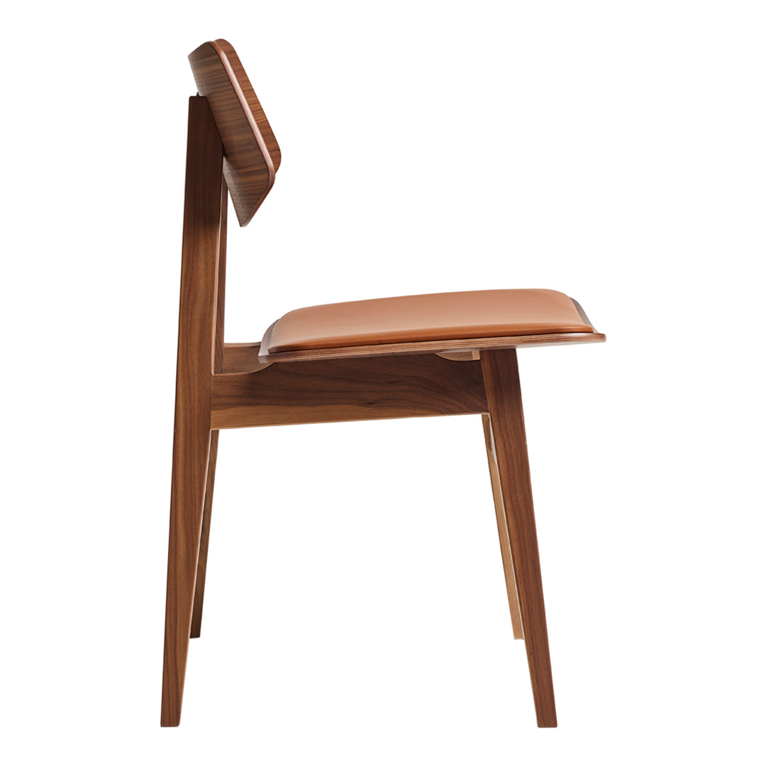 1960 Wood Side Chair - Seat Upholstered