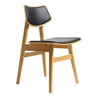 1960 Wood Side Chair - Seat & Back Upholstered