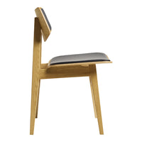 1960 Wood Side Chair - Seat & Back Upholstered