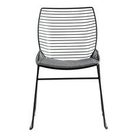 Zelo Outdoor Side Chair w/ Seat Pad - Stackable