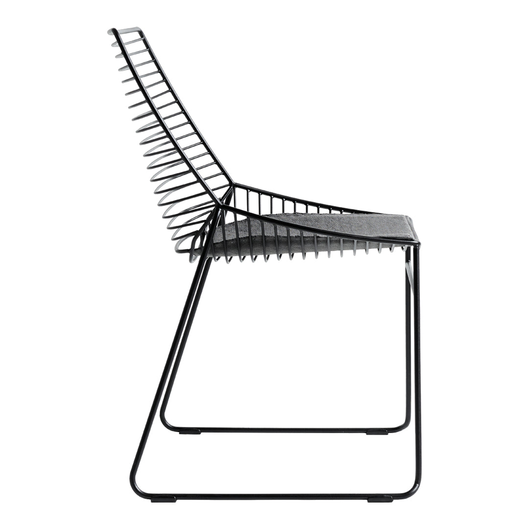 Zelo Outdoor Side Chair w/ Seat Pad - Stackable