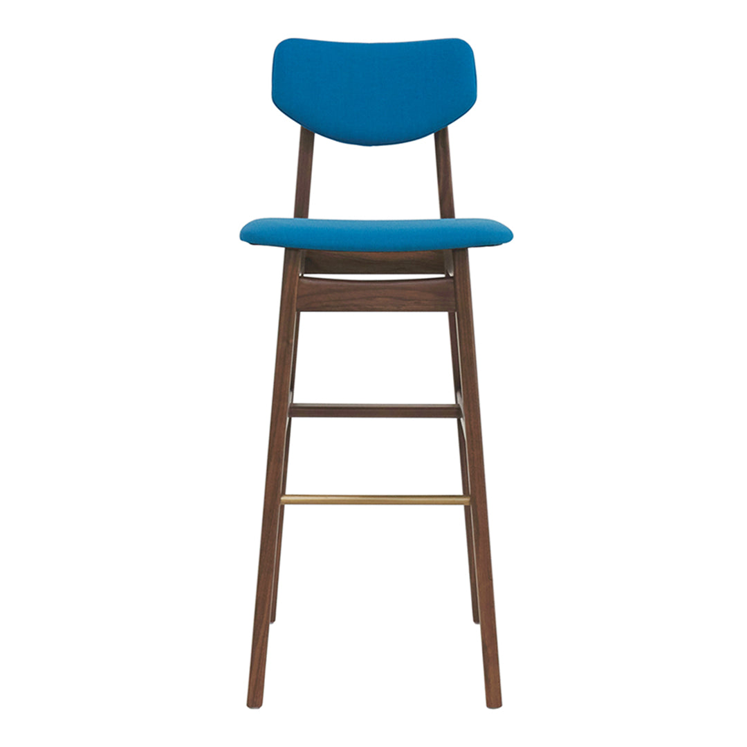 Risom C376 Bar Stool - Fully Upholstered