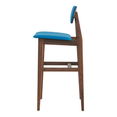 Risom C376 Bar Stool - Fully Upholstered