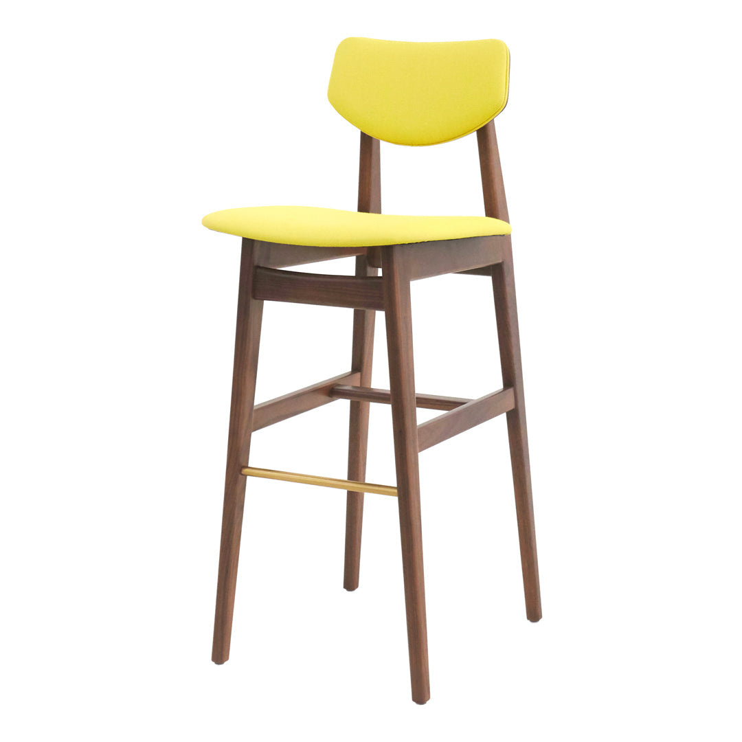 Risom C376 Bar Stool - Fully Upholstered