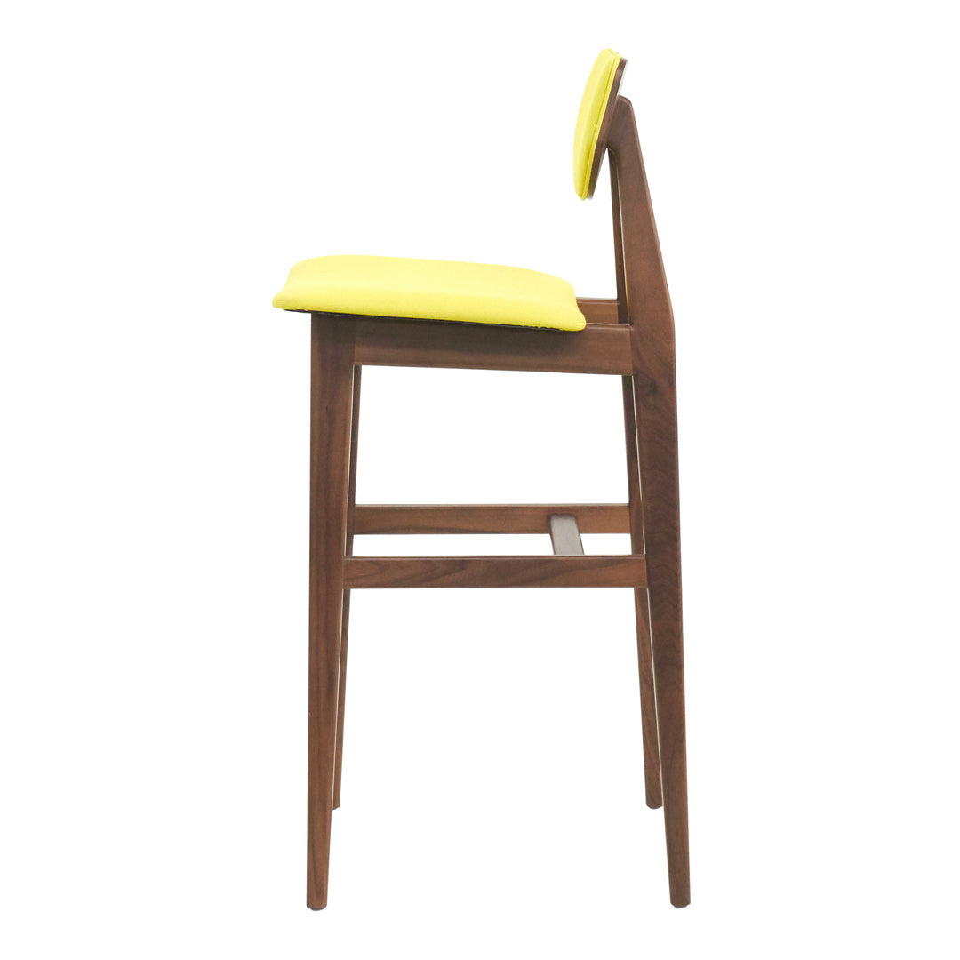 Risom C376 Bar Stool - Fully Upholstered