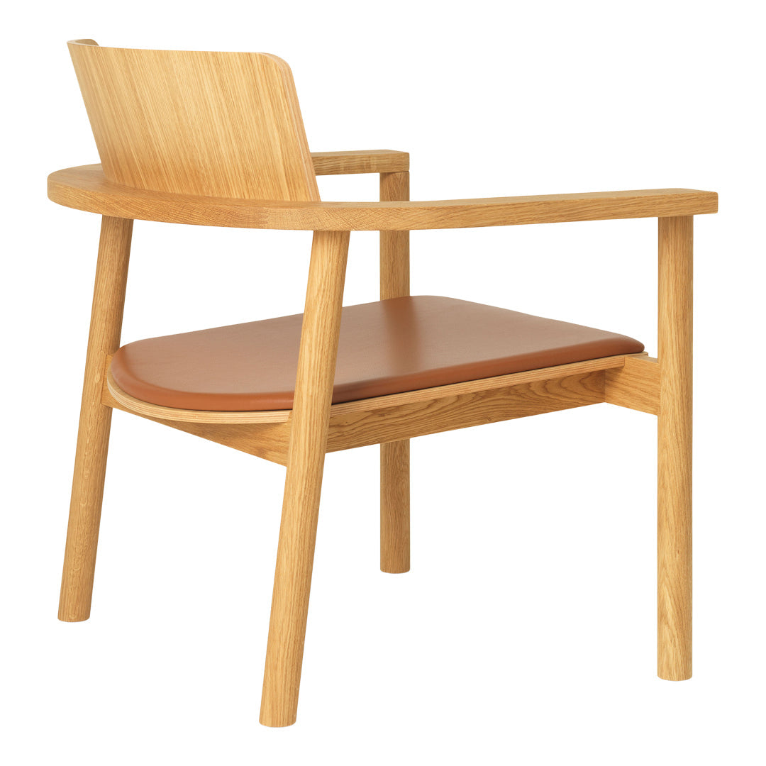 Rudi Lounge Armchair - Seat Upholstered