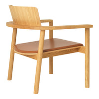 Rudi Lounge Armchair - Seat Upholstered